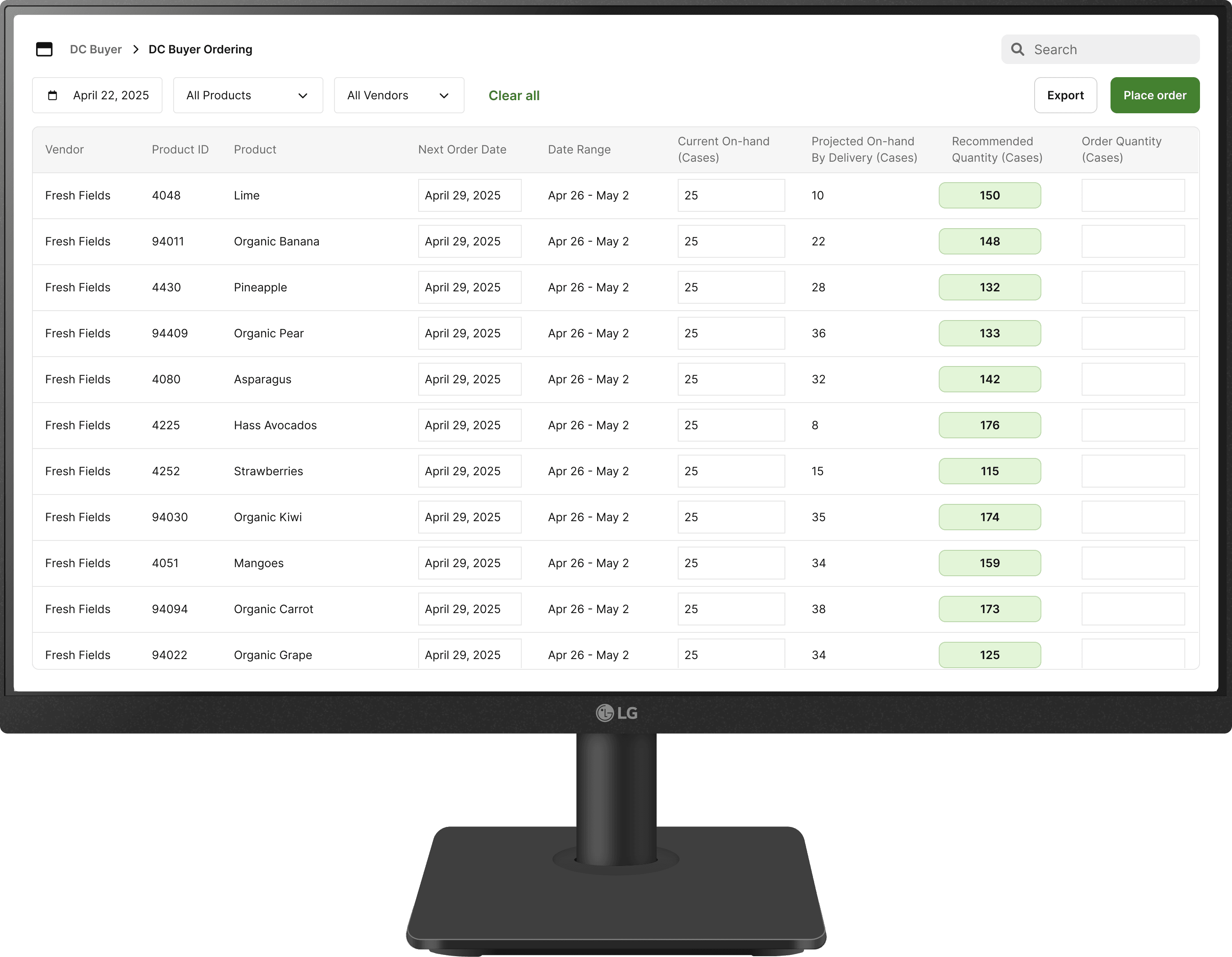 Full configuration at your finger tips
