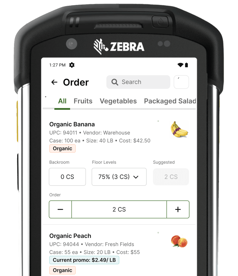 Store Ordering device